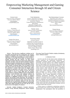 Empowering marketing management and gaming  consumer interaction through AI and citizen  science
