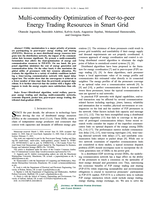 Multi-commodity Optimization of Peer-to-peer Energy Trading Resources in Smart Grid