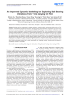 An Improved Dynamic Modelling for Exploring Ball Bearing Vibrations from Time-varying Oil Film