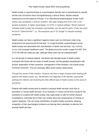 Why health anxiety needs NICE clinical guidelines