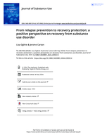 From relapse prevention to recovery protection: a positive perspective on recovery from substance use disorder