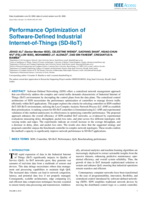 Performance Optimization of Software-Defined Industrial Internet-of-Things (SD-IIoT)