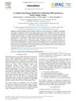 A Collaboration Design Method for Facilitating SME Inclusion in Global Supply Chains