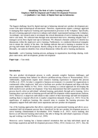 Identifying the role of active learning toward employee skill development and product development processes (A qualitative case study of digital start-ups in Indonesia)