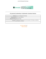 AI-powered leadership : a systemic literature review