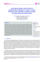 Are Islamic bonds a safe choice for portfolio diversification in time of crisis?: Evidence from volatility-causality analysis of Dubai financial market