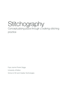 Stitchography: Conceptualising place through a walking-stitching practice