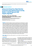 Enhanced IoT-Based Face Mask Detection Framework Using Optimized Deep Learning Models: A Hybrid Approach with Adaptive Algorithms