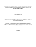 Innovative start-ups in agriculture: The effects of establishing agripreneurship via social entrepreneurship for youths in the South-Eastern Nigeria