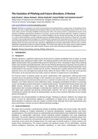The Evolution of Phishing and Future Directions: A Review