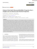 Palmyra Palm Shell (Borassus flabellifer) Properties Part 1: Insights Into Its Physical and Chemical Properties