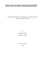Corporate Social Responsibility Disclosure in Islamic Banking Sector: A Case Study of Bank Islam Brunei Darussalam (BIBD)