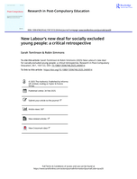 New Labour's new deal for socially excluded young people: a critical retrospective