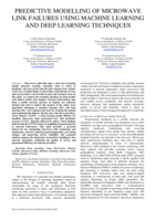 Predictive Modelling of Microwave Link Failures Using Machine Learning and Deep Learning Techniques