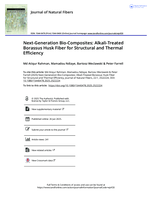 Next-Generation Bio-Composites: Alkali-Treated Borassus Husk Fiber for Structural and Thermal Efficiency