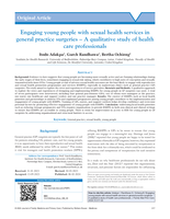 Engaging young people with sexual health services in general practice surgeries - A qualitative study of health care professionals