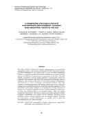 A Framework For Public-Private Partnerships Empowerment Towards Zero Industrial Waste In The UAE