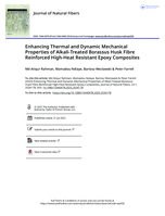 Enhancing Thermal and Dynamic Mechanical Properties of Alkali-Treated Borassus Husk Fibre Reinforced High-Heat Resistant Epoxy Composites