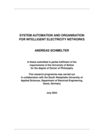 System automation and organisation for intelligent electricity networks