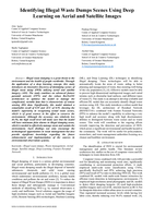 Identifying illegal waste dumps scenes using deep learning on aerial and satellite images