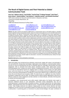 The Reach of Digital Games and Their Potential as Global Communication Tools