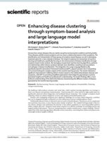 Enhancing disease clustering through symptom-based analysis and large language model interpretations