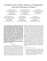 Levelling up for nature: pathways of engagement with  green messages in games