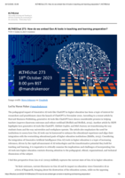 How do we embed Gen AI tools in teaching and learning preparation?