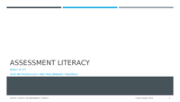 The role and importance of digital literacy in assessment literacy