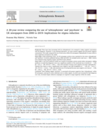 A 20-year review comparing the use of 'schizophrenia' and 'psychosis' in UK newspapers from 2000 to 2019: Implications for stigma reduction