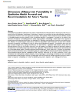 Dimensions of Researcher Vulnerability in Qualitative Health Research and Recommendations for Future Practice