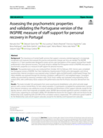Assessing the psychometric properties and validating the Portuguese version of the INSPIRE measure of staff support for personal recovery in Portugal