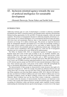 Inclusion-oriented agency towards the use of artificial intelligence for sustainable development