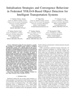 Initialisation Strategies and Convergence Behaviour in Federated YOLOv8-Based Object Detection for Intelligent Transportation Systems