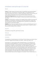 Emetophobia: exploring the origins of a unique fear