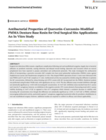 Antibacterial Properties of Quercetin–Curcumin–Modified PMMA Denture Base Resin for Oral Surgical Site Applications: An In Vitro Study