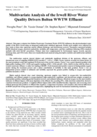 Multivariate Analysis of the Irwell River Water Quality Drivers Bolton WWTW Effluent