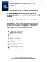 CFD and ANN surrogate modelling for fixing angle optimisation of a Darrieus vertical axis wind turbine