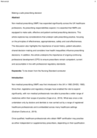 Prescribing: making effective, appropriate, safe and cost-effective decisions