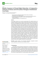 Quality Assurance in Private Higher Education: A Comparative Analysis of Chinese and UK Systems Through an Institutional Case Study
