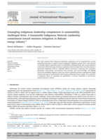 Untangling indigenous leadership competences in sustainability challenged firms:  A Sustainable Indigenous Network Leadership commitment toward emission mitigation in Bahrain energy industry 