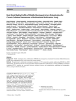 Real-World Safety Profile of Middle Meningeal Artery Embolization for Chronic Subdural Hematoma: a&nbsp;Multinational Multicenter Study
