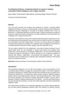 Co-designing AI literacy: recognising students as experts in shaping responsible AI Use in Higher Education