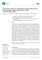 Uncertainty Analysis of a Multi-Sensor Fusion Measurement Chain for Blade Collision Warning in Coaxial Twin-Rotor Helicopters