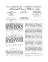 Non-Alcoholic fatty liver disease prediction with feature optimized XGBoost model