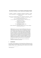 The RAGE Software Asset Model and Metadata Model