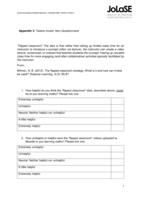 Three stages of student engagement in a flipped-classroom environment: Appendix 3 - Twelve-mixed-Item Questionnaire