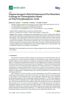 Organo-inorganic hybrid intumescent fire retardant coatings for thermoplastics based on poly(vinylphosphonic acid)