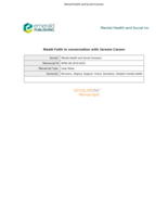 Remarkable Lives : Maddi Faith in conversation with Jerome Carson.