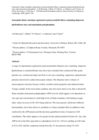 Synergistic flame retardant copolymeric polyacrylonitrile fibres containing dispersed phyllosilicate clays and ammonium phosphate
